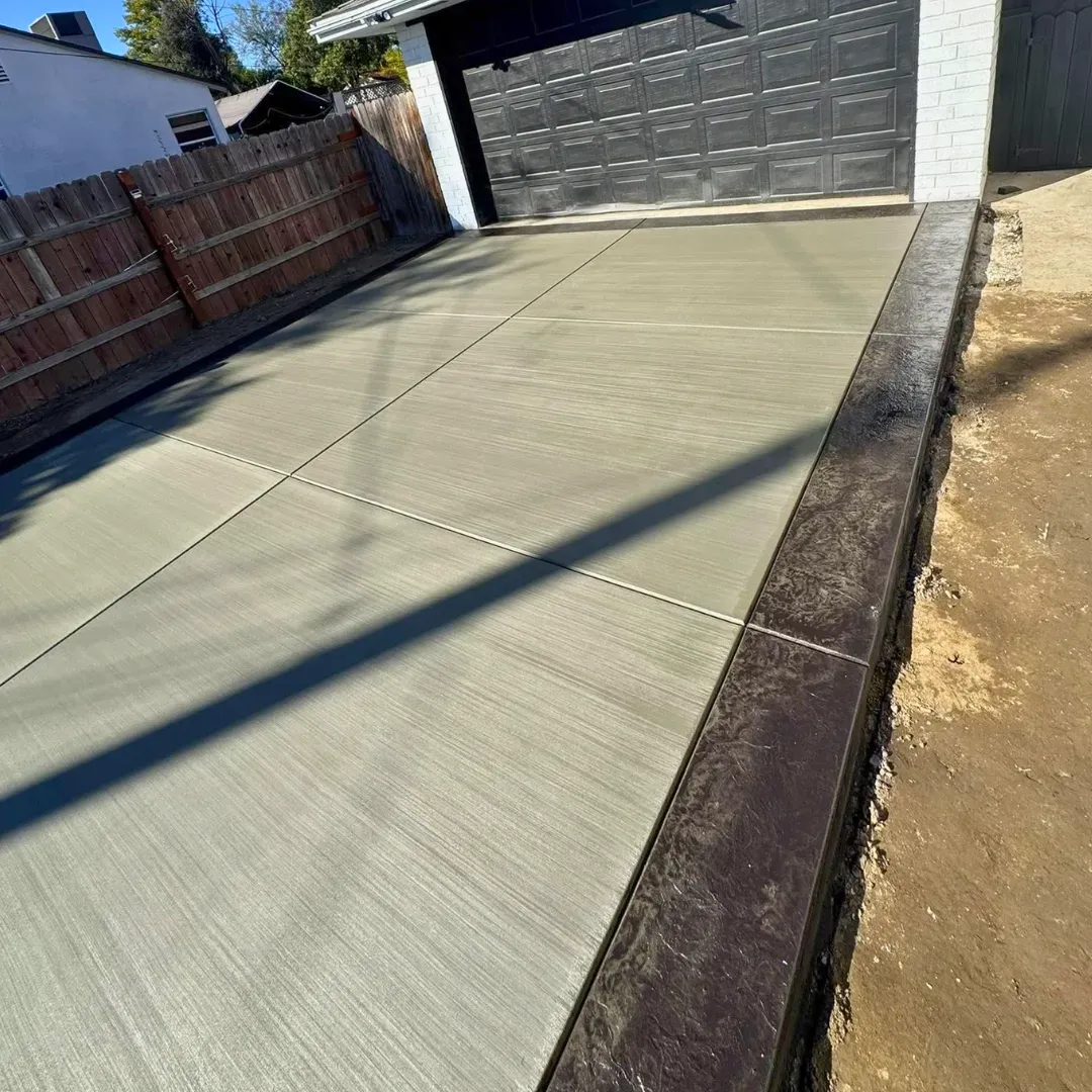 Concrete driveway in the ACT